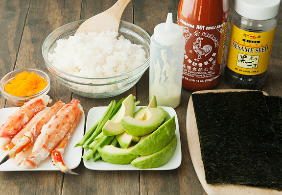 california hand roll (temaki) recipe | use real butter