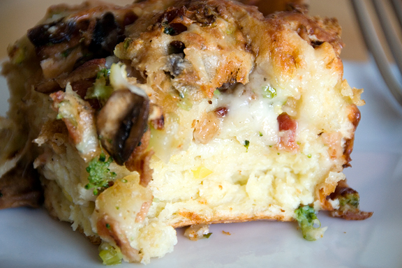 Recipes for savory bread pudding