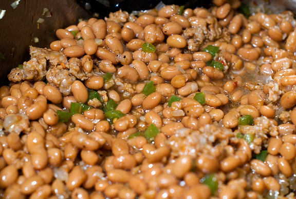 barbecue baked beans recipe – use real butter