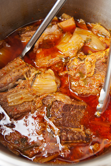 korean jjigae beef short rib kimchi stew recipe – use real butter